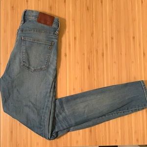 Made well high riser skinny jeans